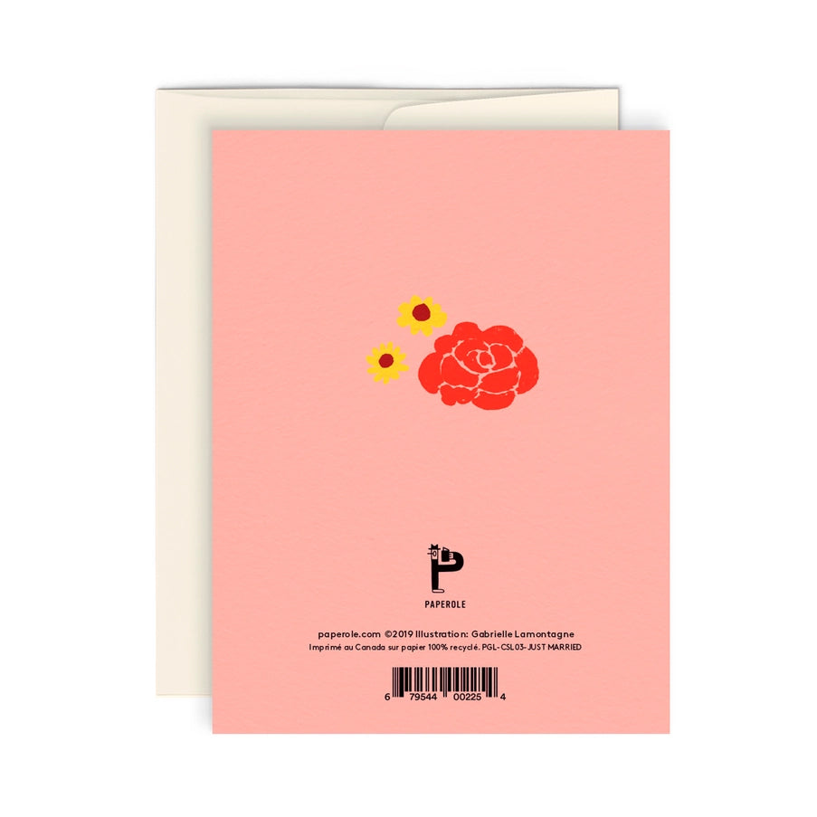 Just Married - Greeting Card