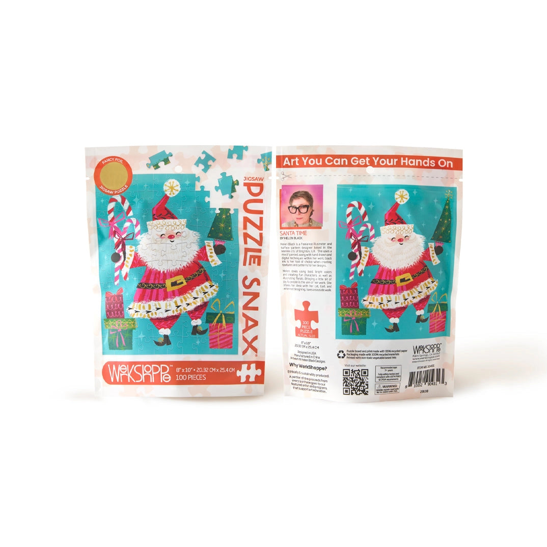 Santa Time 100 Piece Puzzle Snax