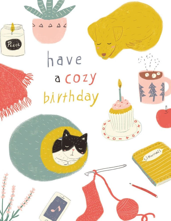Have A Cozy Birthday Greeting Card
