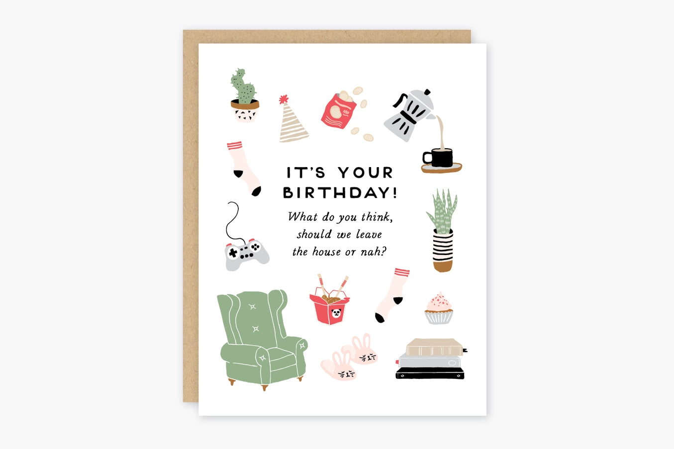 Homebody Birthday Card