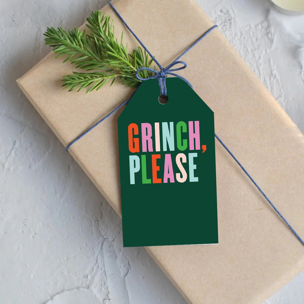 Grinch Please Gift Tags - Set of 6