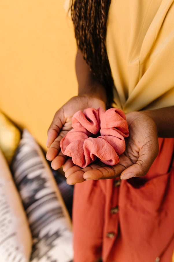 Terracotta Oversized Scrunchie