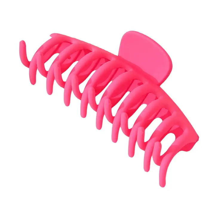 Vibrant Large Claw Clip - Fushia