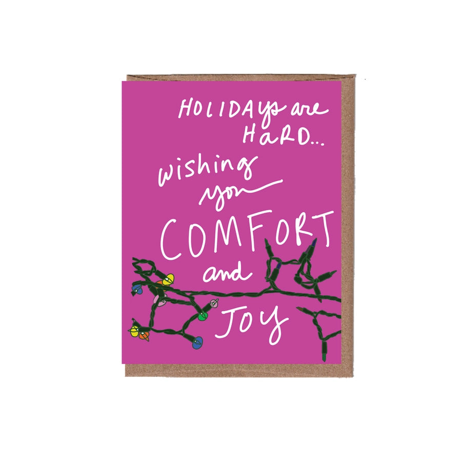 Broken Lights Christmas Greeting Card