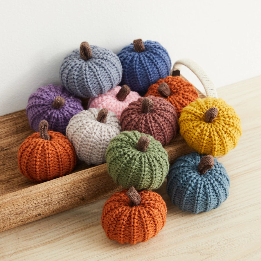 Knit Pumpkin - Fall Decoration (Extra Small)
