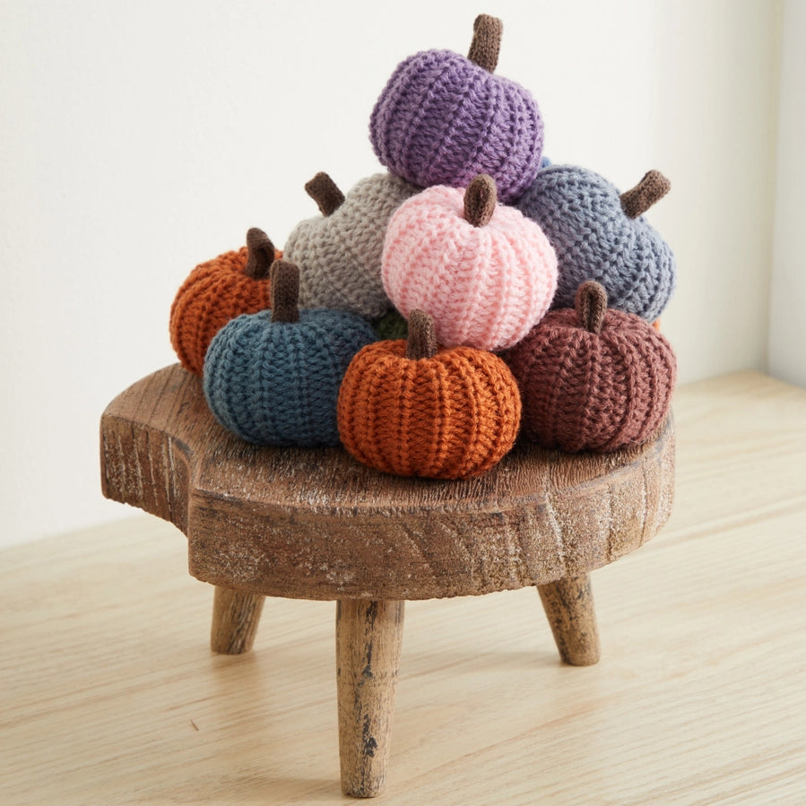 Knit Pumpkin - Fall Decoration (Extra Small)