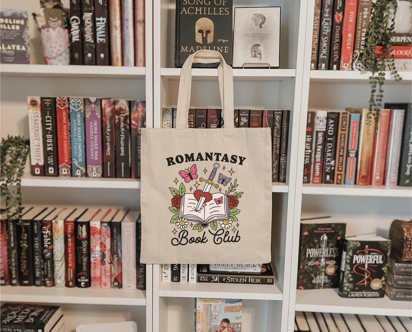 Canvas Bookish Tote Bag - Romantasy Book Club