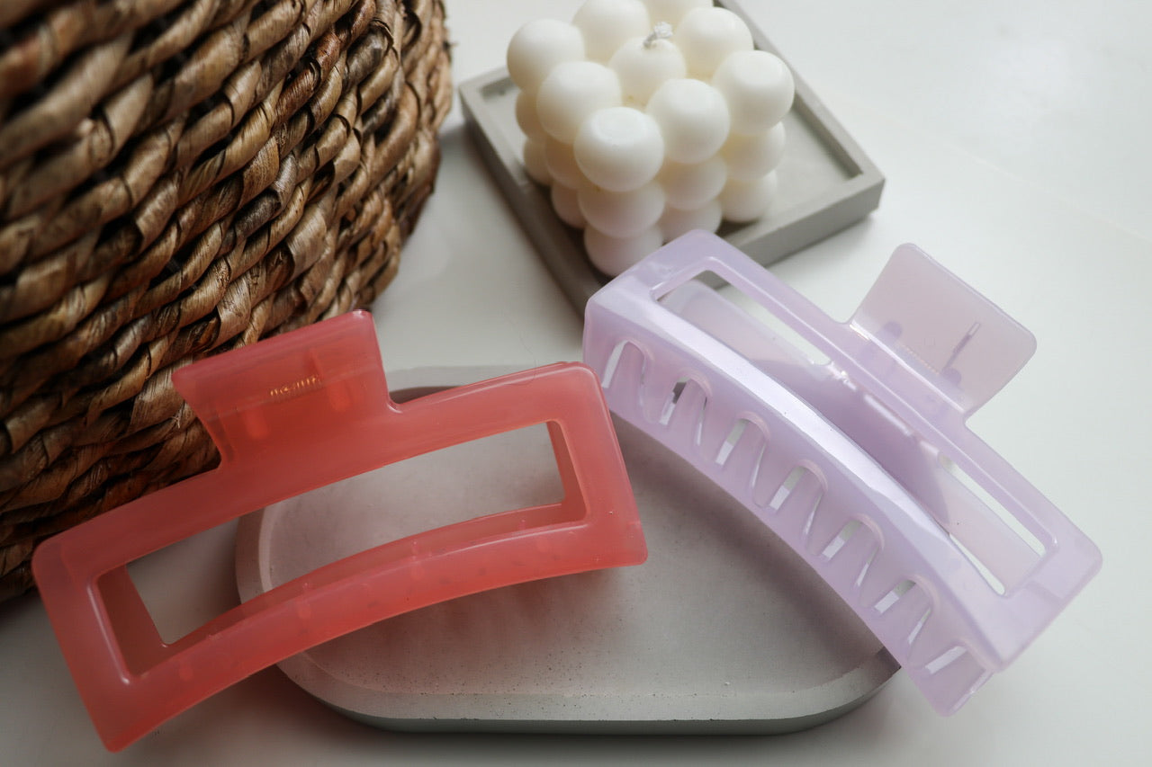 Large Jelly Watermelon Sugar Claw Clip