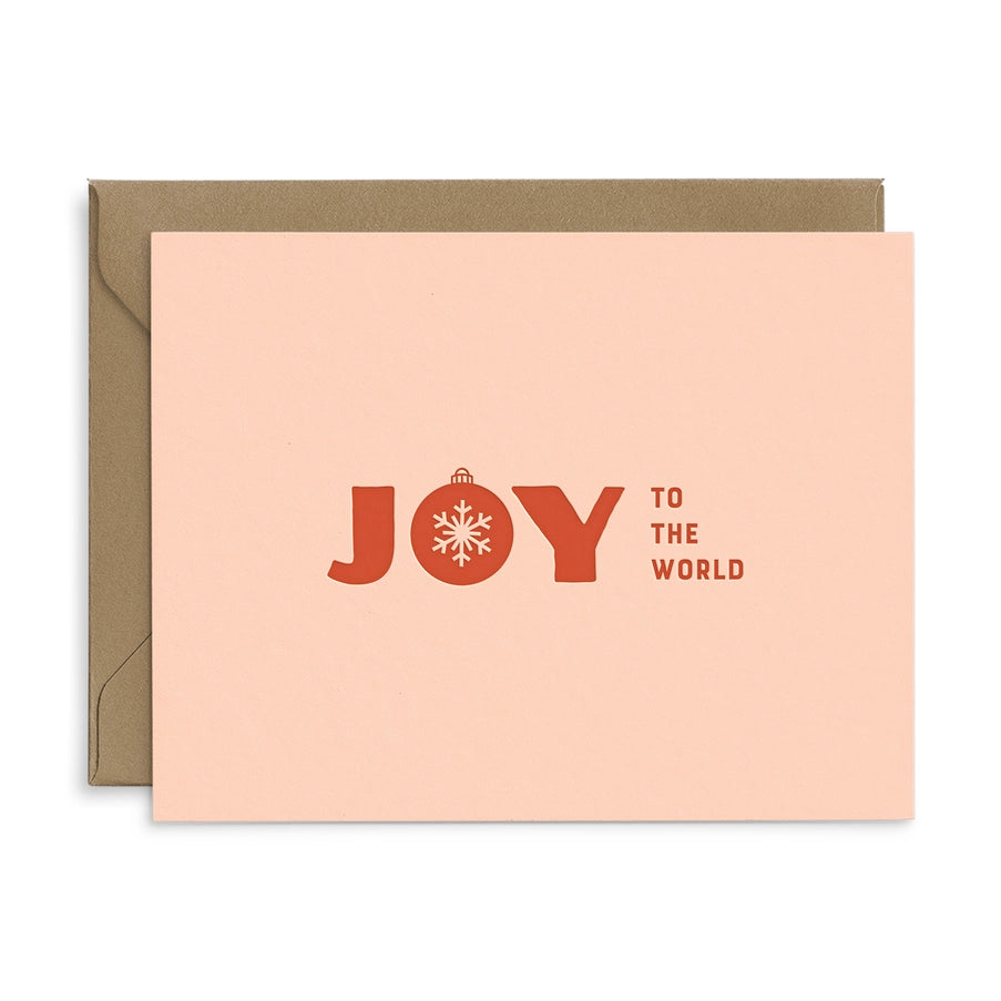 Joy to the World Holiday Card