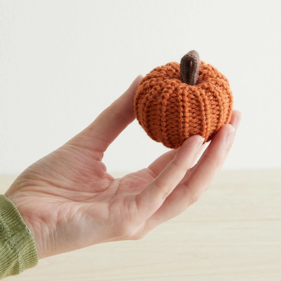 Knit Pumpkin - Fall Decoration (Extra Small)
