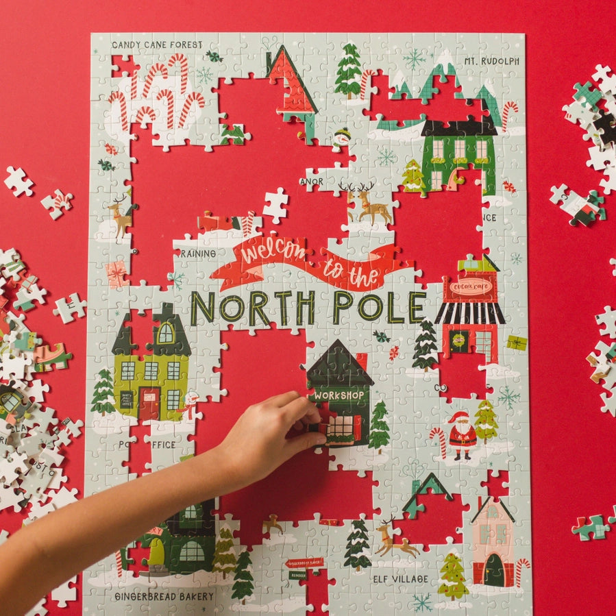 Welcome To the North Pole - 500 Piece Jigsaw Puzzle