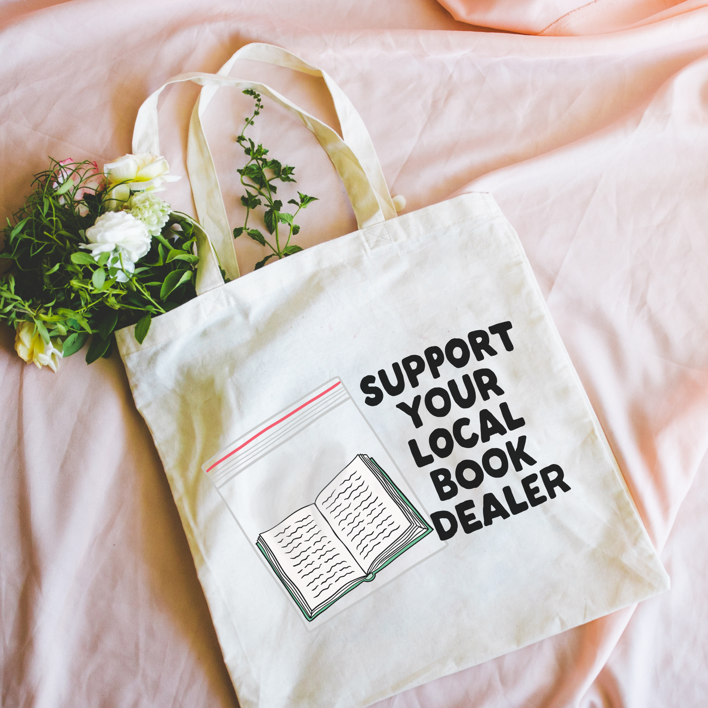 Tote Bag for Bookstore | Reader Gift Shop Local Book Dealer