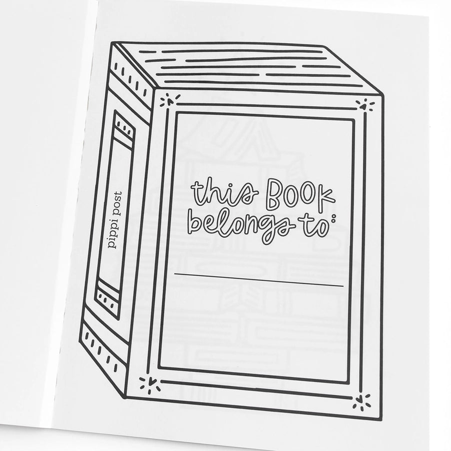 Book Lover's Holiday Coloring Book