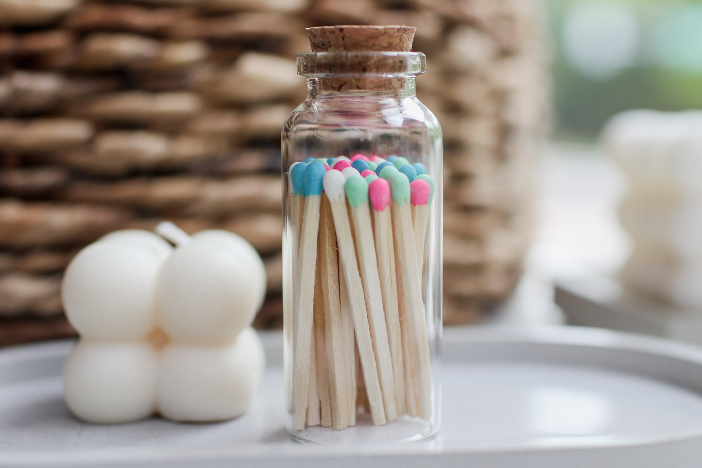 Bubblegum Pop Matches in Medium Corked Vial