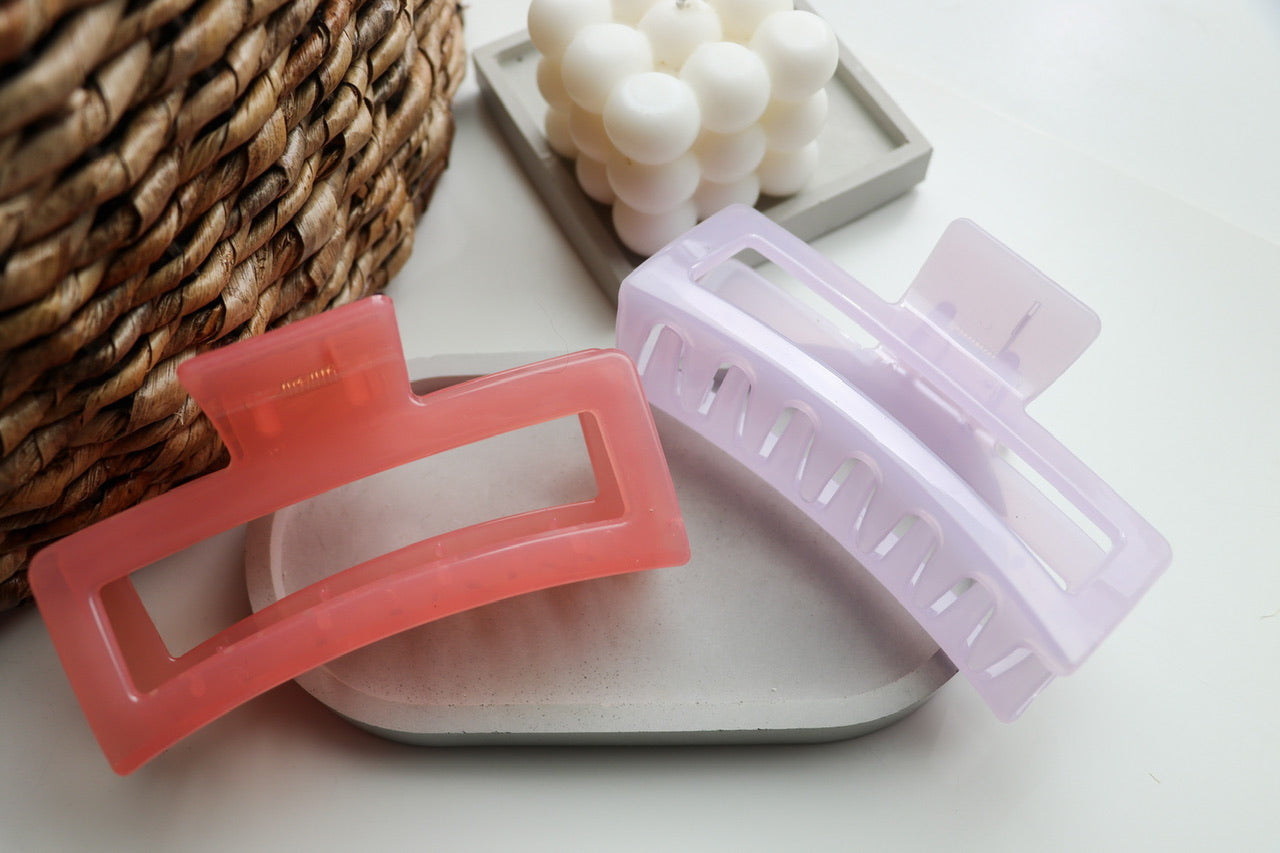 Large Jelly Watermelon Sugar Claw Clip
