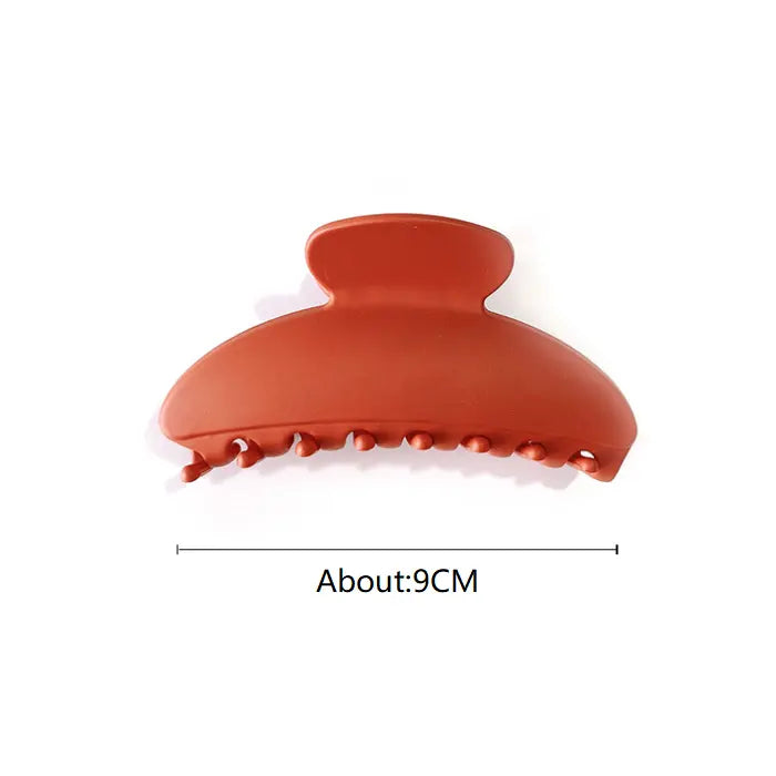 Retro Claw Clip - Brick Red