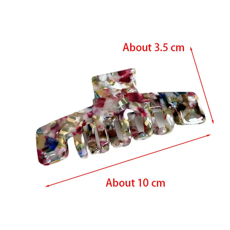 Marbled Acetate Square - Flower (Eco Friendly materials)