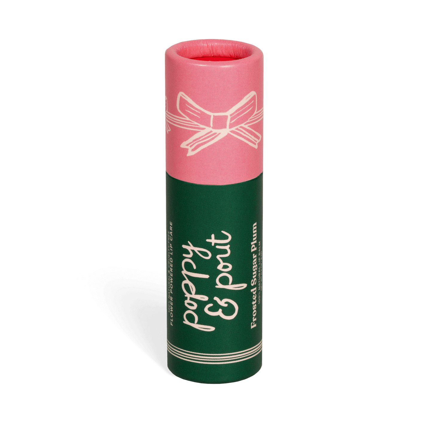 Poppy & Pout Limited Edition Holiday Frosted Sugar Plum Lip Balm