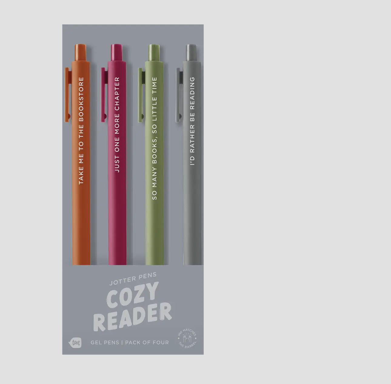 Cozy Reader Jotter Set 4 Pack