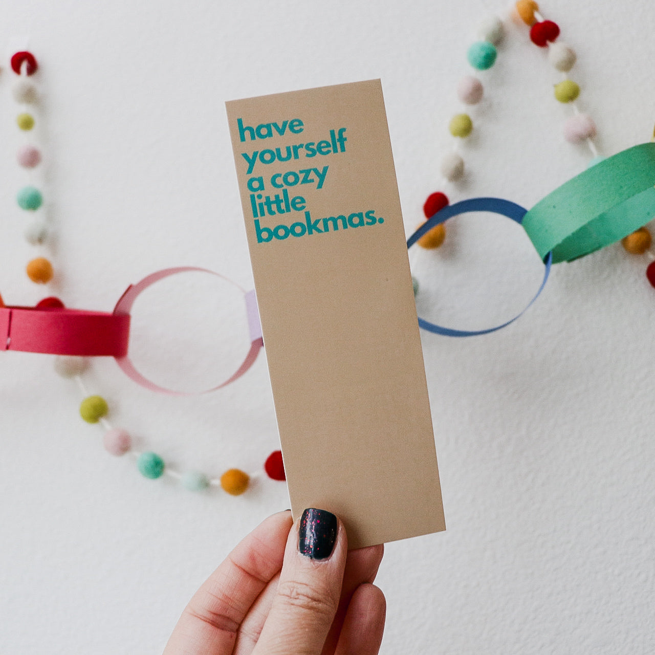Have Yourself A Cozy Little Bookmas Holiday Bookmark