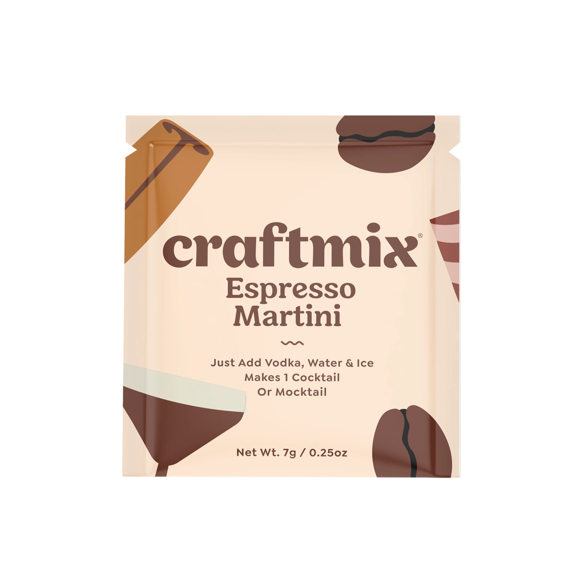 Espresso Martini Cocktail / Mocktail Mixer -Single Packet