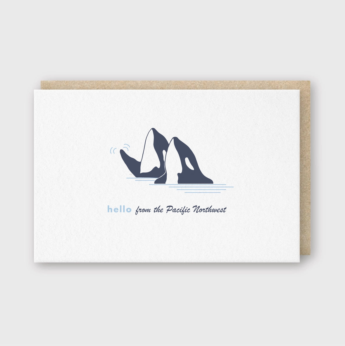 Hello From The PNW Greeting Card