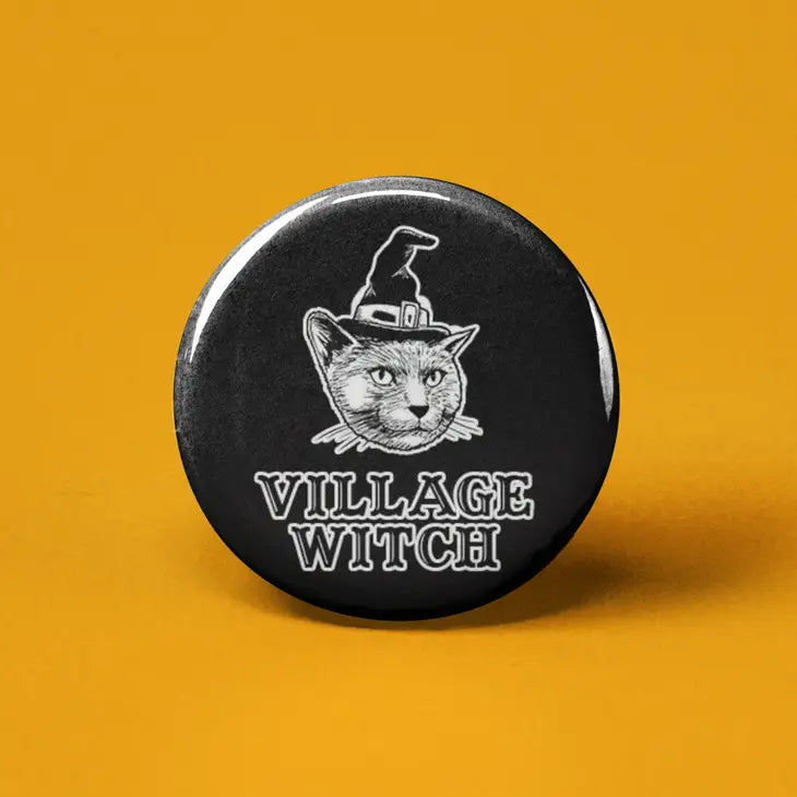 The Village Witch Pinback Button