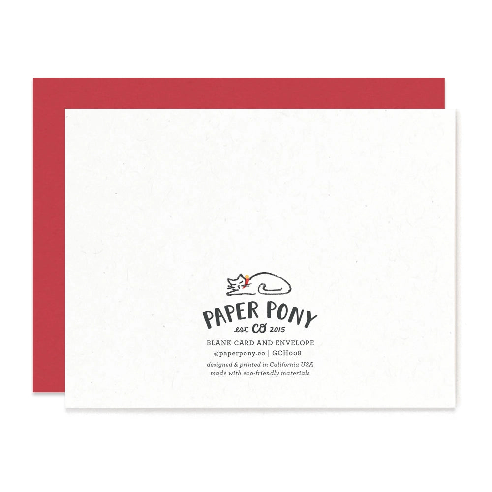 Santa Prefers Reindeer Card