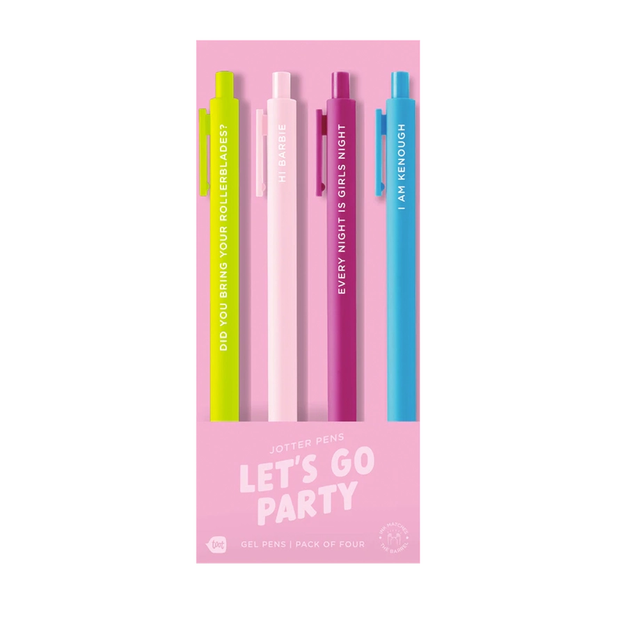 Let's Go Party! (Barbie) Jotter Set 4 Pack