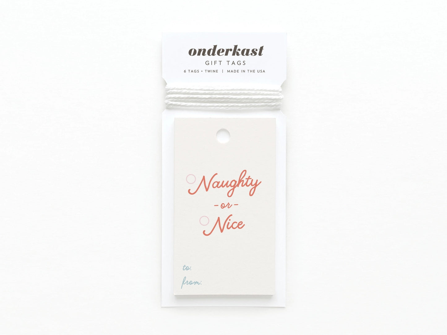Naughty or Nice Gift Tags