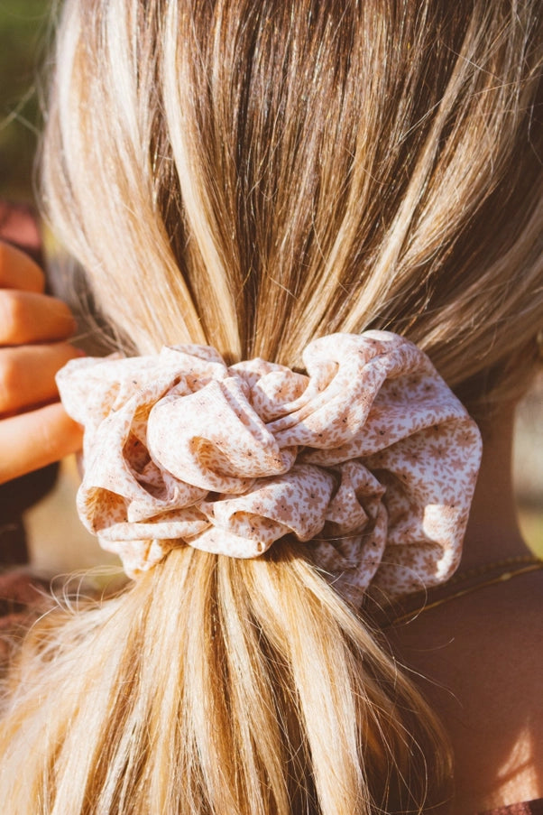 Floral Jumbo Scrunchie