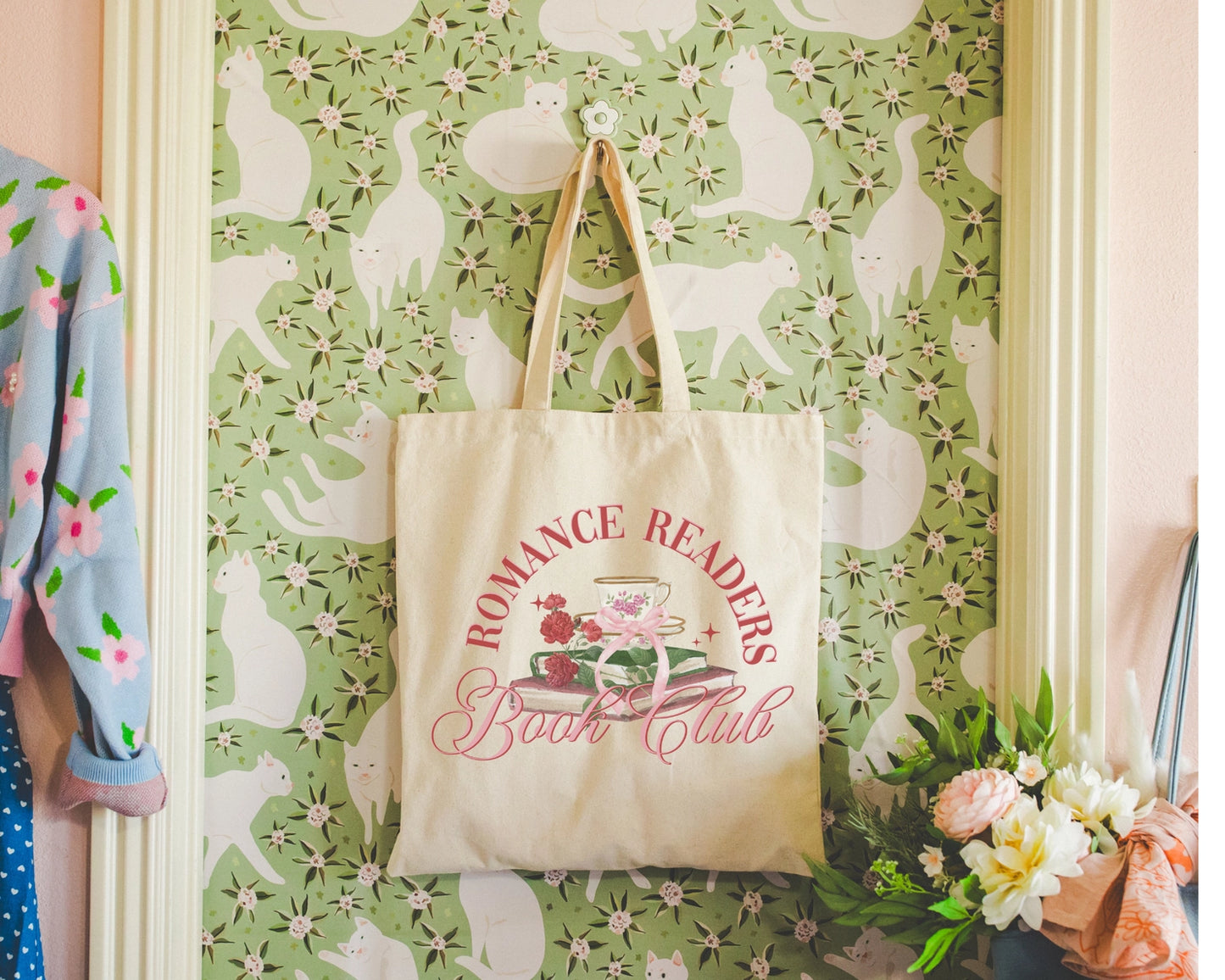 Canvas Bookish Tote Bag - Romance Readers Book Club