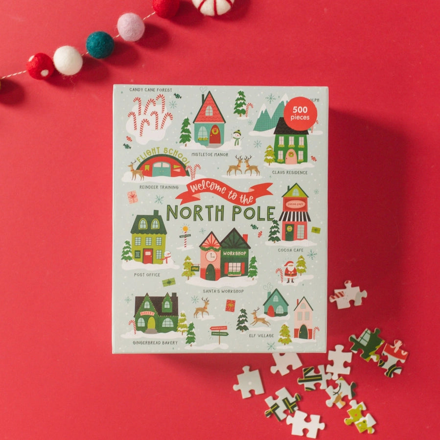 Welcome To the North Pole - 500 Piece Jigsaw Puzzle