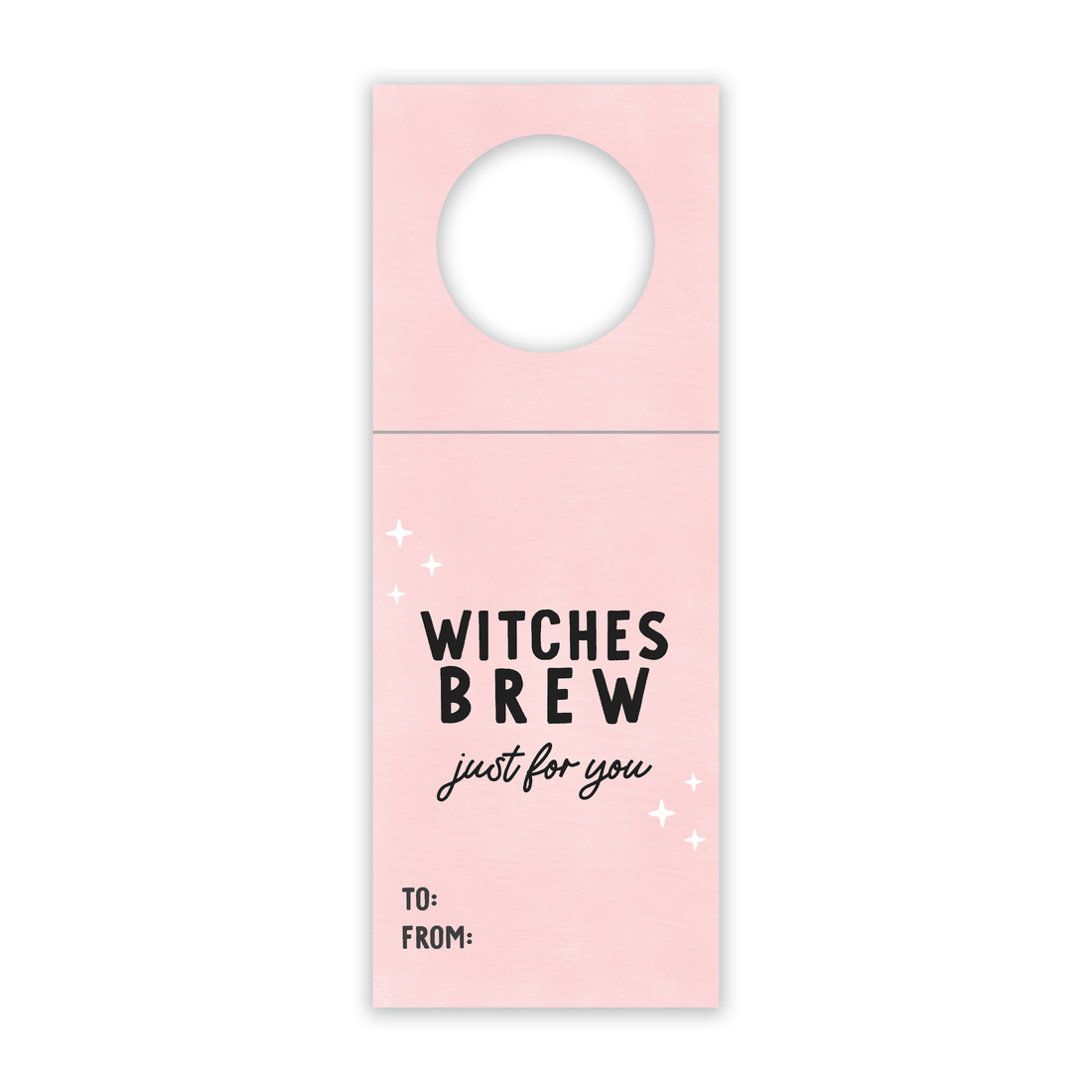 Witches Brew Wine Gift Tag Set