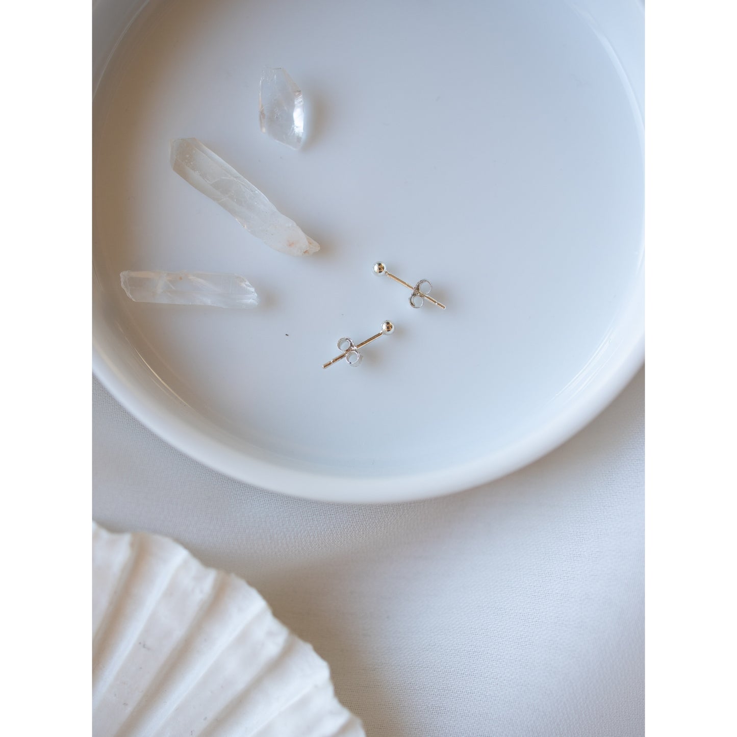 Sterling Silver Studs | Nat + Noor