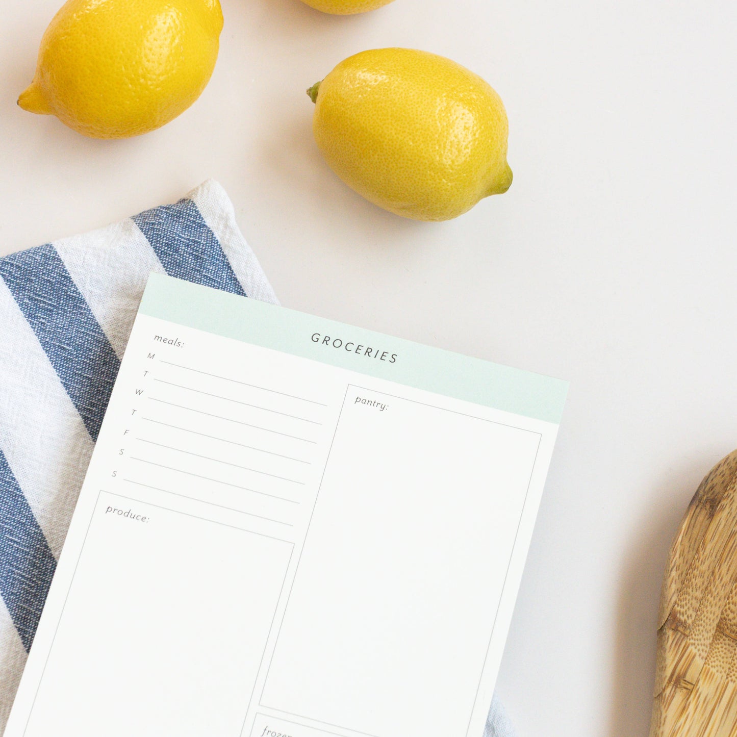 Groceries Notepad