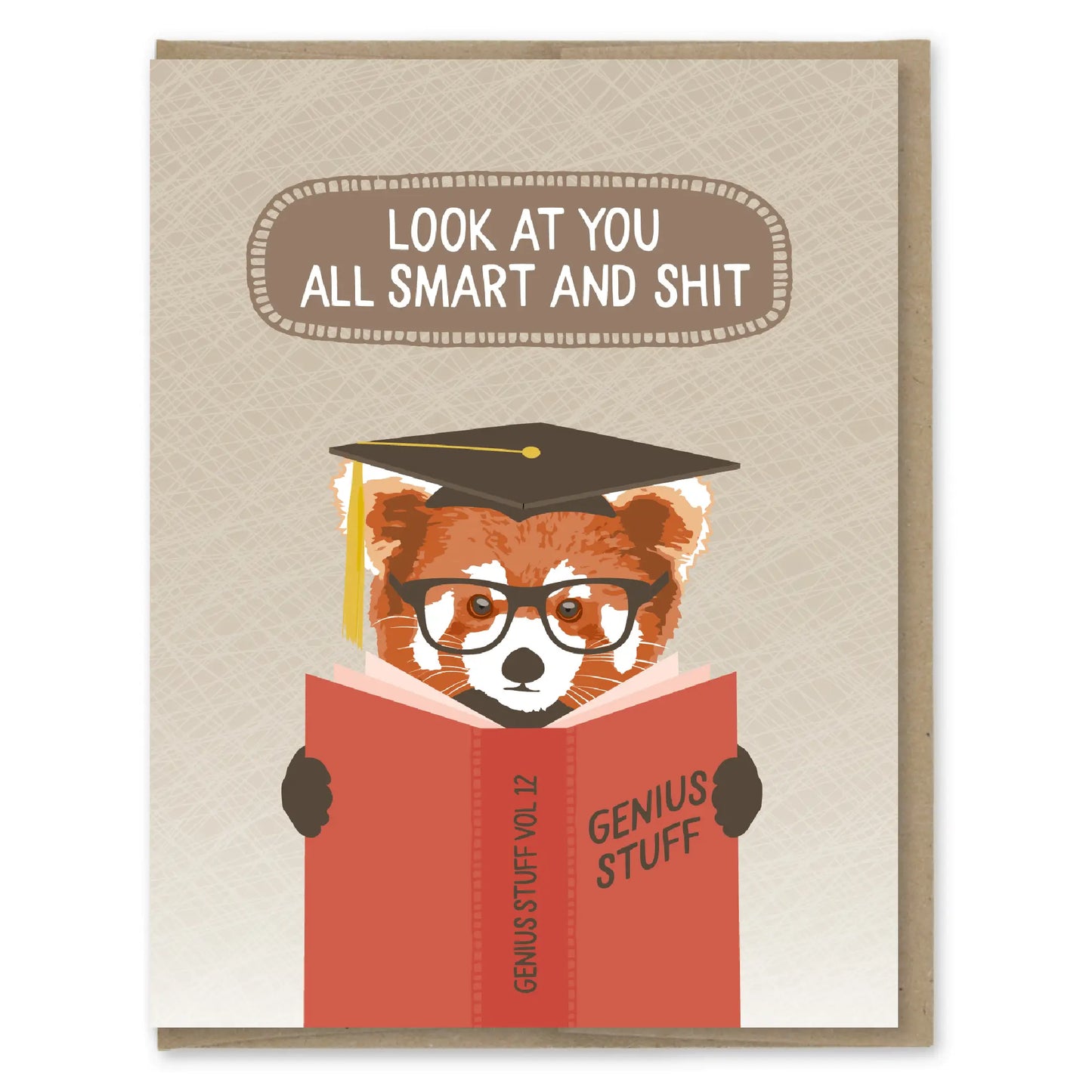 Smart and Shit Graduation Card