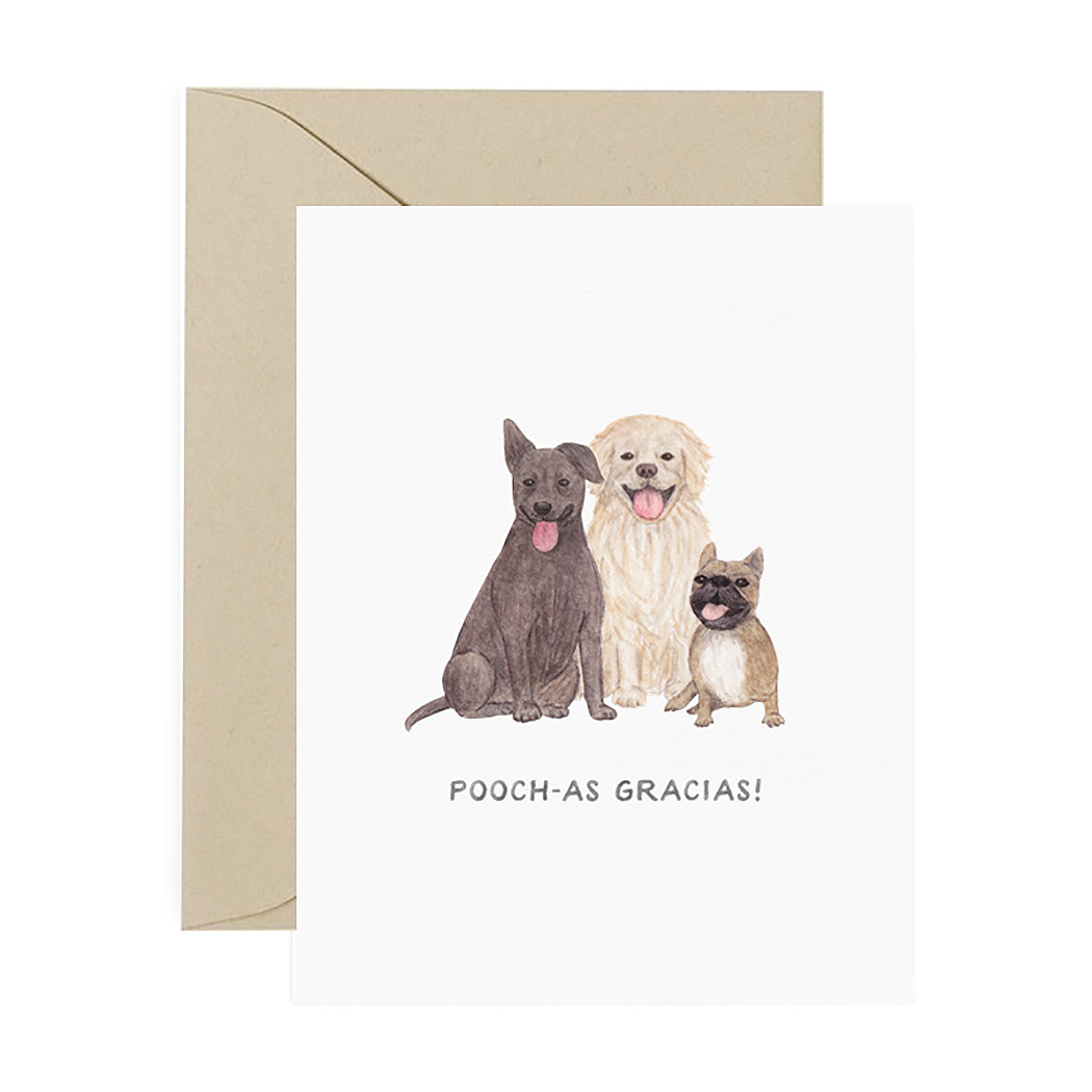 Pooch-as Gracias Thank You Card
