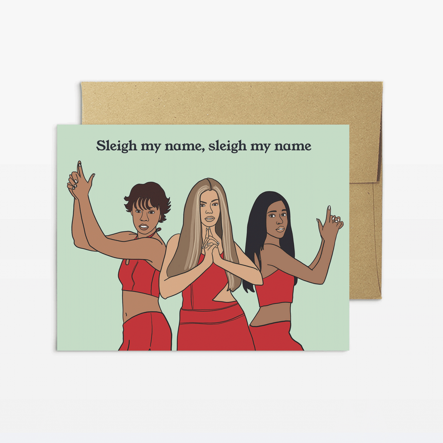 Sleigh My Name Holiday Card