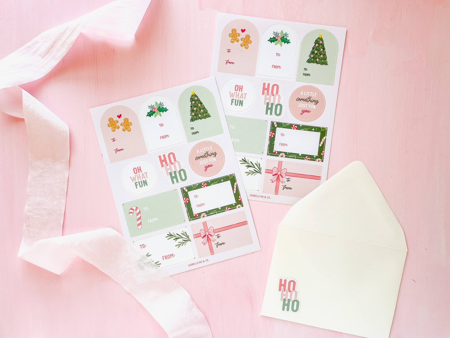 Oh So Jolly Gift Stickers