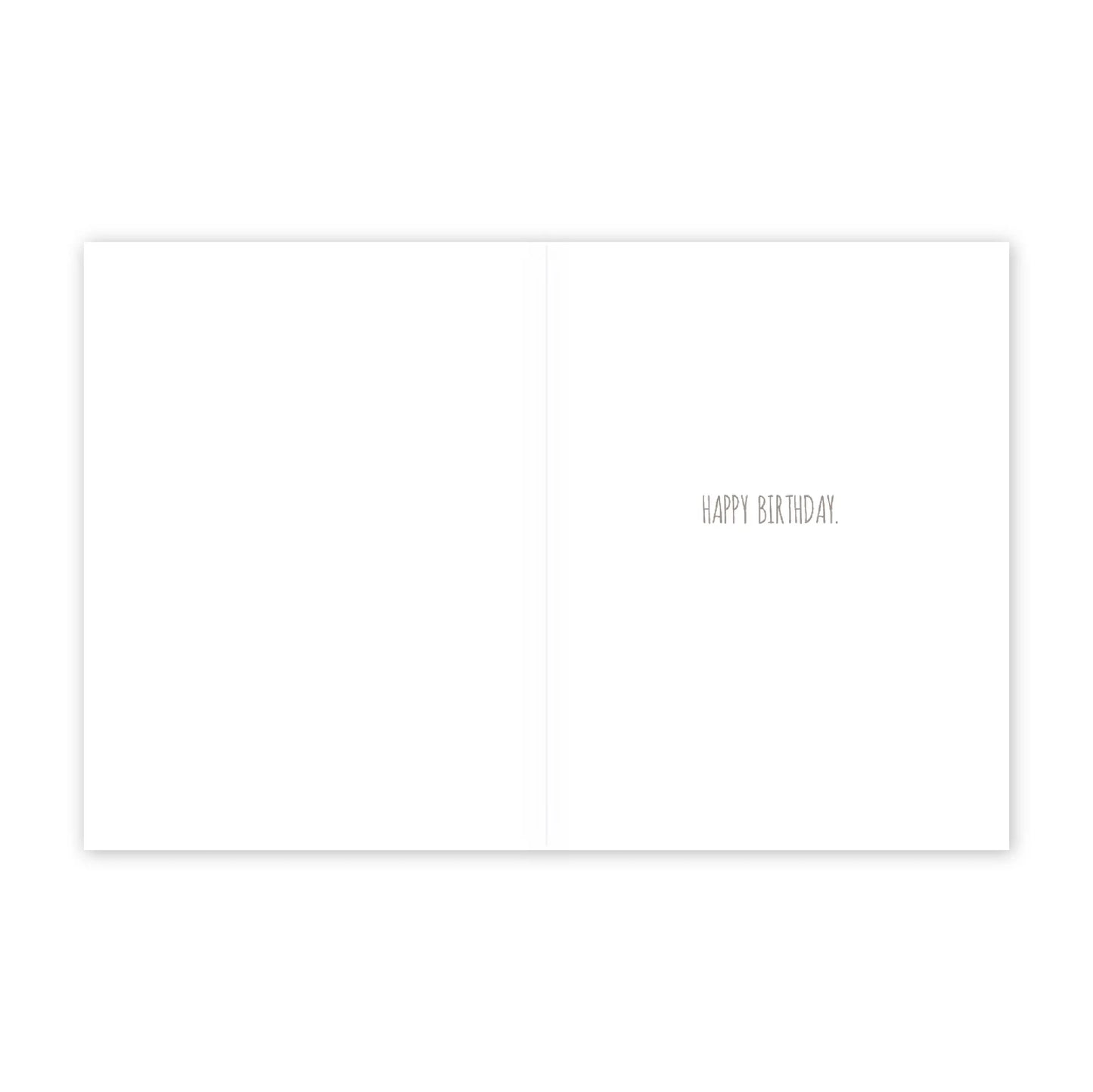 Cat Hairball Birthday Card