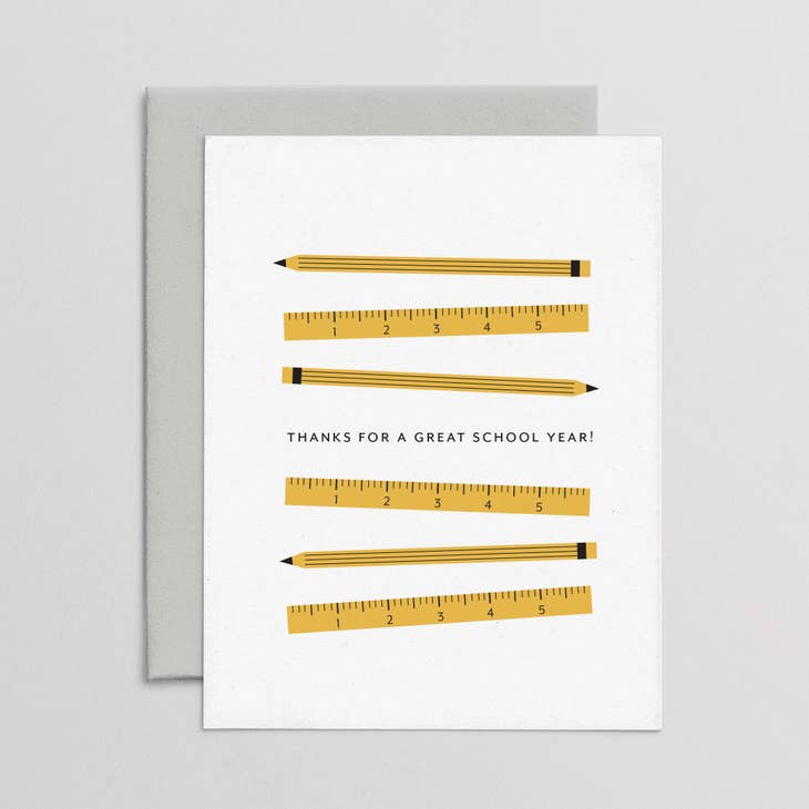 Great School Year Thank You Card