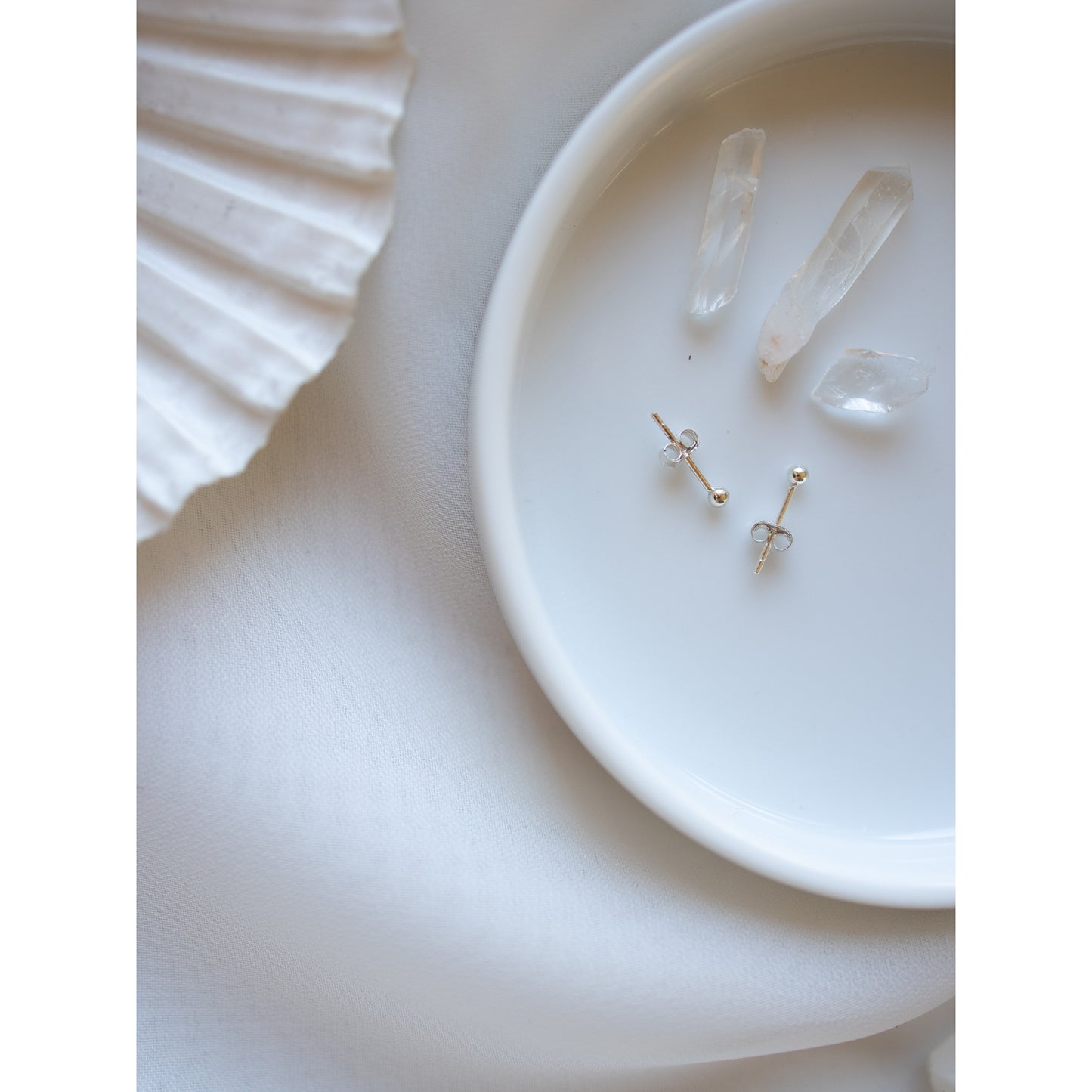 Sterling Silver Studs | Nat + Noor