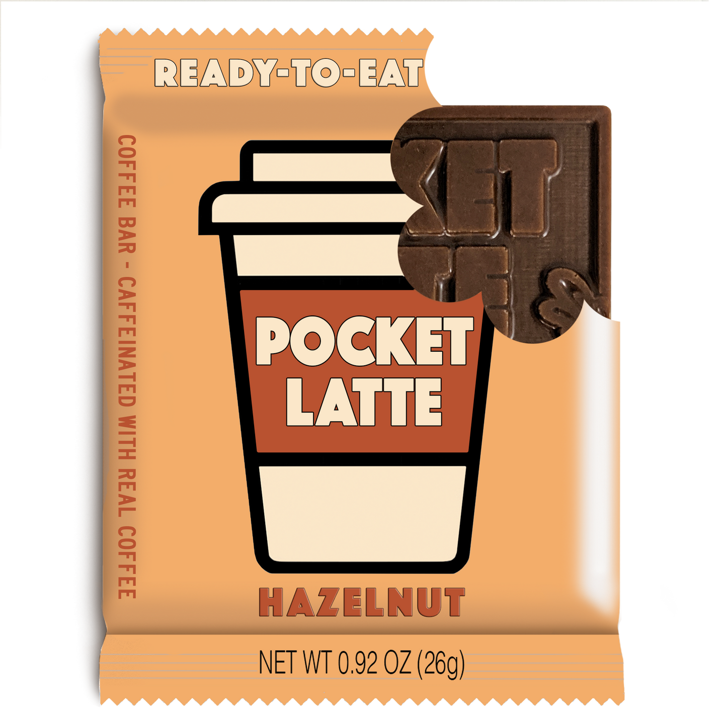 Pocket Latte- Hazelnut Coffee Bar