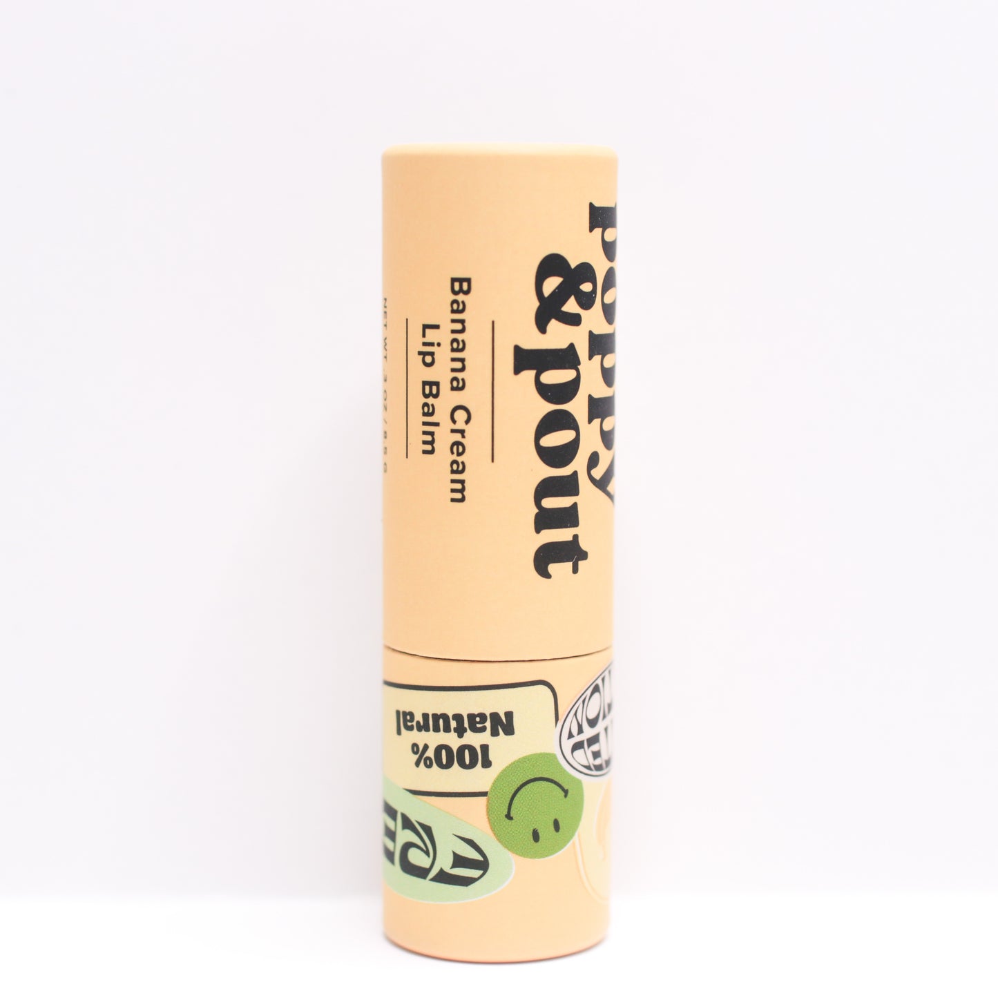 Sunshine Vibes Poppy & Pout Banana Cream Lip Balm (LIMITED EDITION) - Now Vegan!