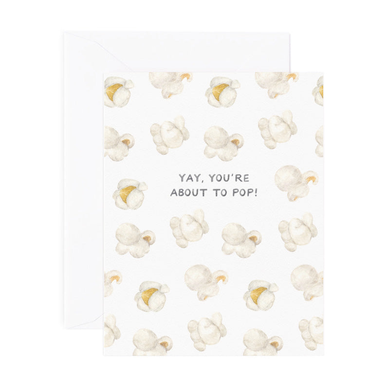 About to Pop Pregnancy Card