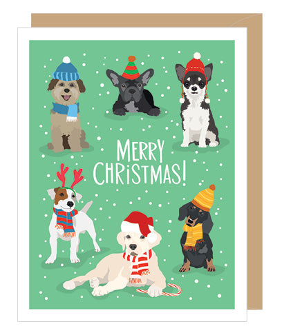 Holiday Dogs Card