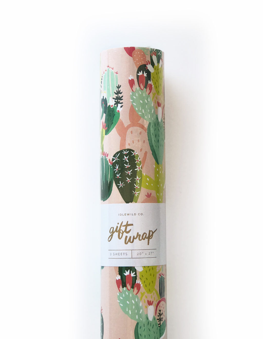 Prickly Pear Gift Wrap (Set of 3 rolled sheets)