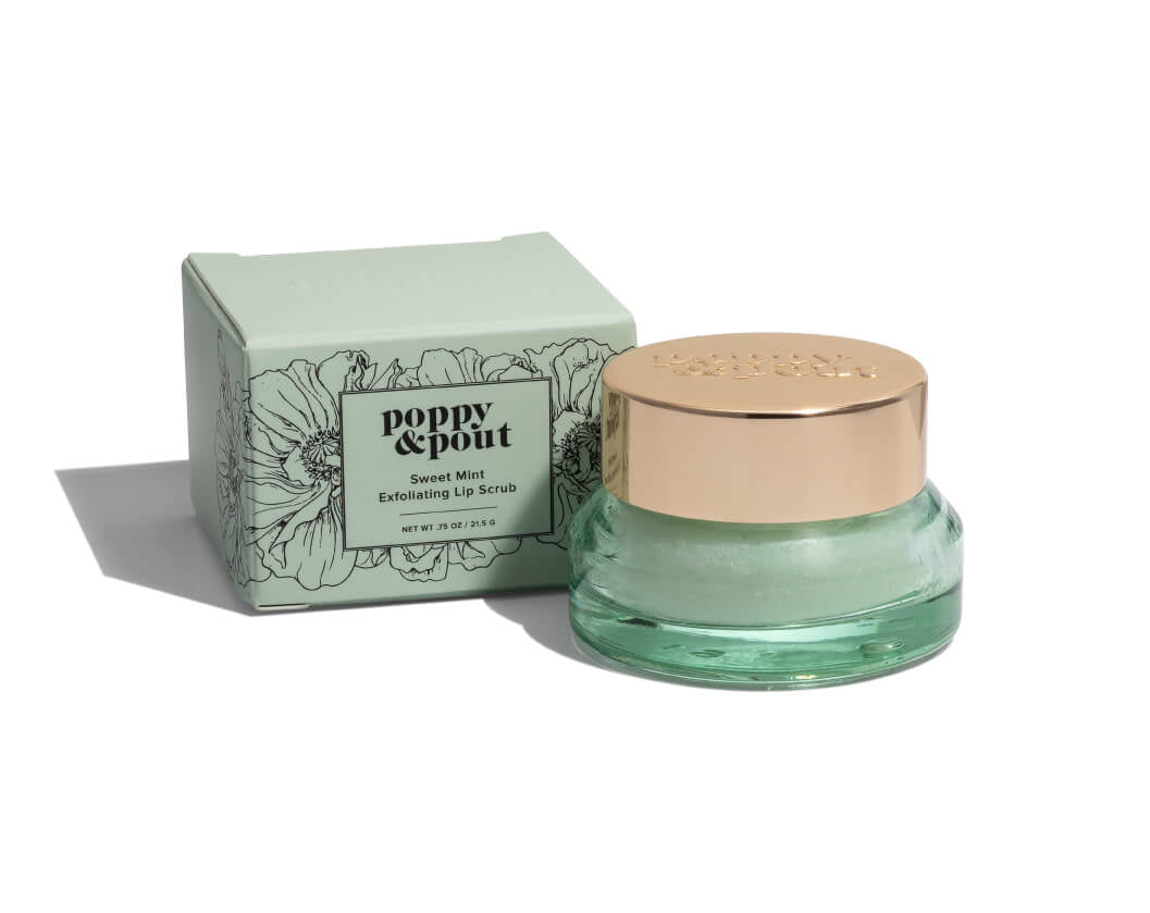 Poppy & Pout Sweet Mint Exfoliating Lip Scrub