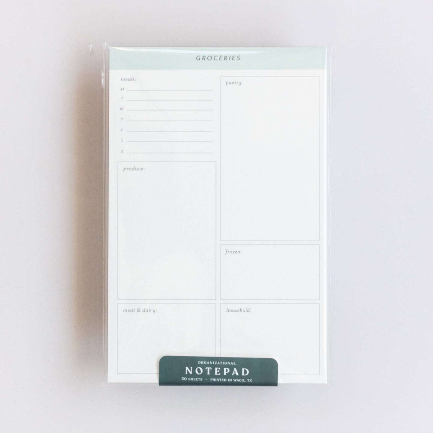 Groceries Notepad